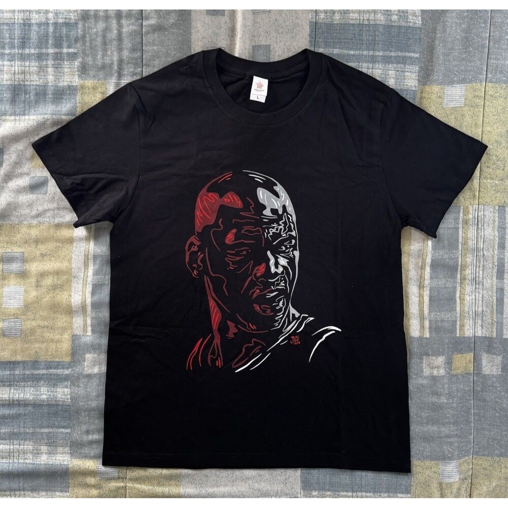 Michael Jordan Big Face Graphic 100% Cotton Mens T Shirt Sz L